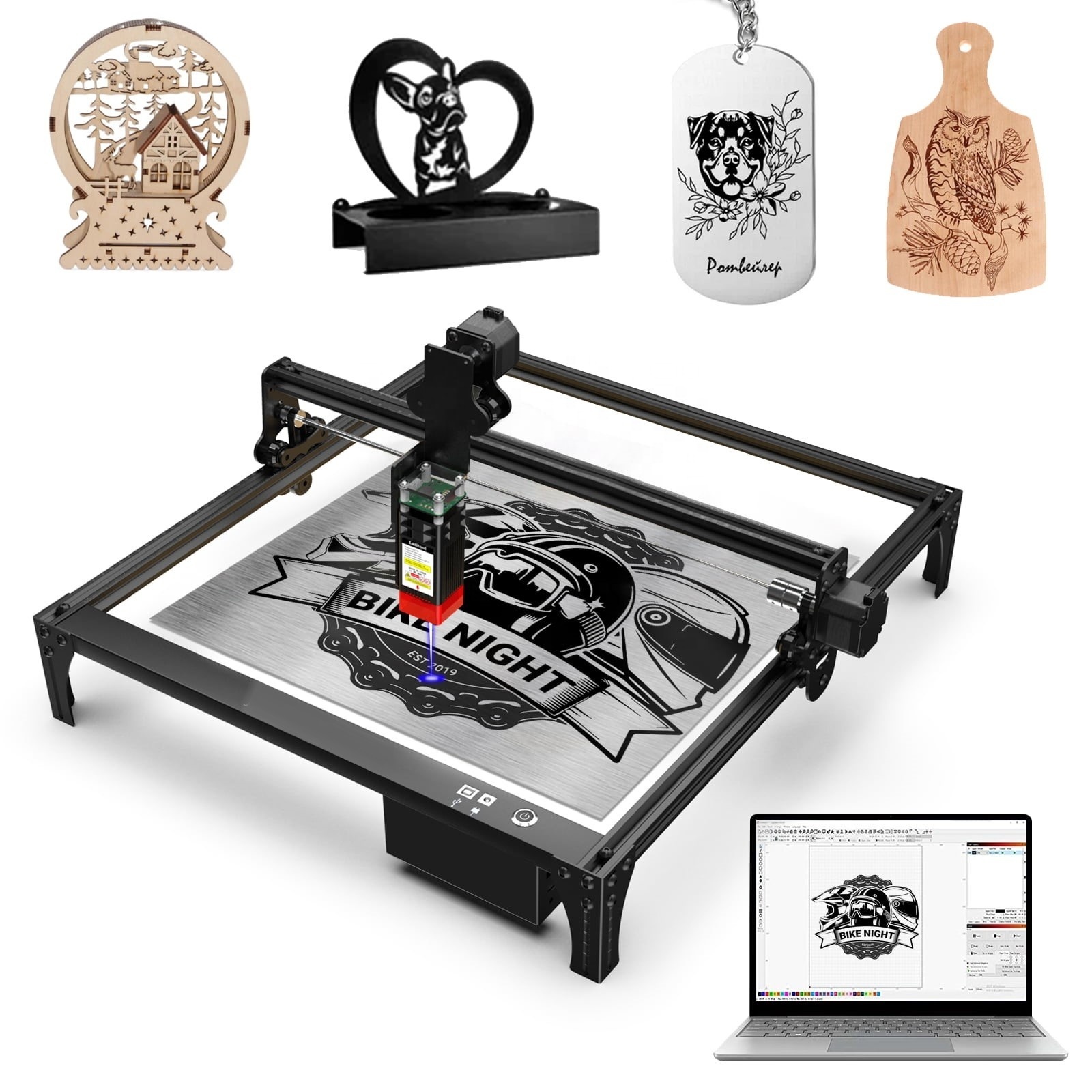 BlueTimes sculpfun laser engraver s30 pro max 20w diode laser engraving cutting machine for wood glass acrylic metal