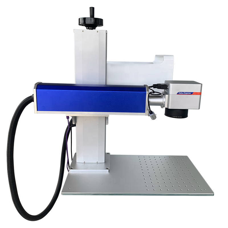 Portable Laser Marking Machine with EZCAD Software Supports AI DST PLT BMP DXF DWG Formats for Home Use in Various Industries