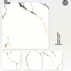 600x600 mm High Quality Polished  Antiskid Durable 9mm thickness floor porcelain tiles India Factory Direct at lower rates