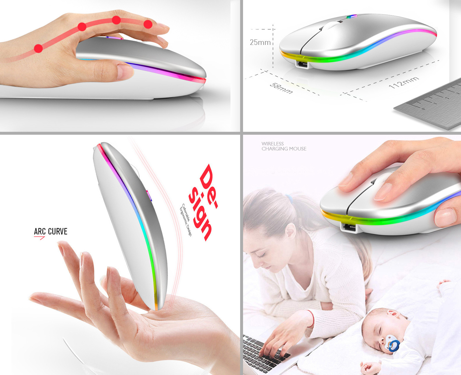 yellow stock 2.4ghz wireless optical mouse pequeno bluetooth chargeable wireless mouse souris gamer gift wireless mouse