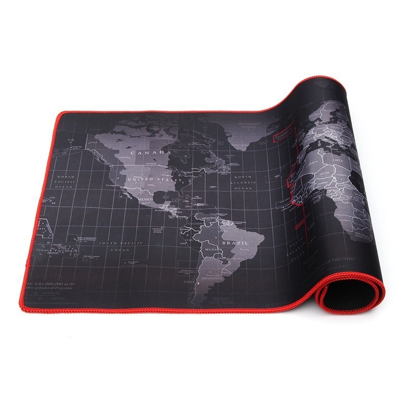 Honcam Extended XXL Gaming Mouse Pad Portable Large Desk Pad Non Slip Water Resistant Rubber Base World Map  Gaming Mouse Pad