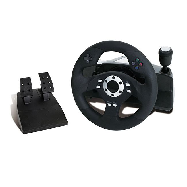 Honcam Game Wheel Steering Racing Game Car Simulator Driving Joystick Controller Brake Pads for PS4 Xbox 360 Xbox One PC