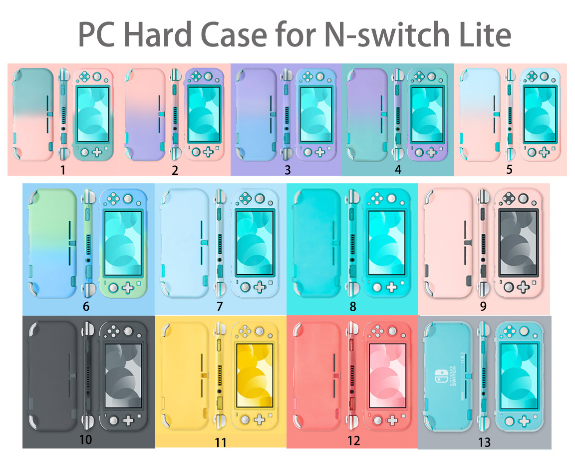 Honcam Switch Lite Protective PC Hard Case for Nintendo Switch Lite Console