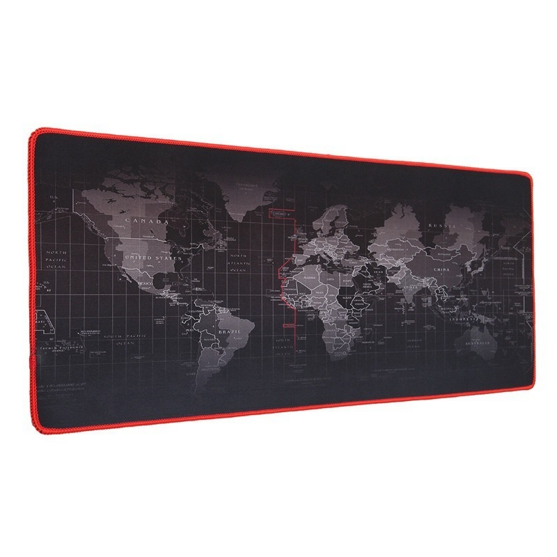 Honcam Extended XXL Gaming Mouse Pad Portable Large Desk Pad Non Slip Water Resistant Rubber Base World Map  Gaming Mouse Pad