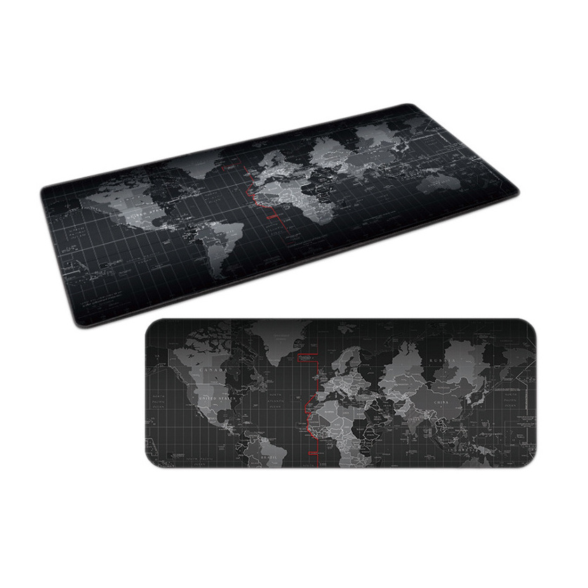 Honcam Extended XXL Gaming Mouse Pad Portable Large Desk Pad Non Slip Water Resistant Rubber Base World Map  Gaming Mouse Pad