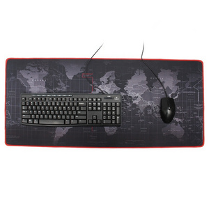 Honcam Extended XXL Gaming Mouse Pad Portable Large Desk Pad Non Slip Water Resistant Rubber Base World Map  Gaming Mouse Pad