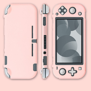 Honcam Pink Protective PC Hard Shell Housing Case for Nintendo Switch Lite Console