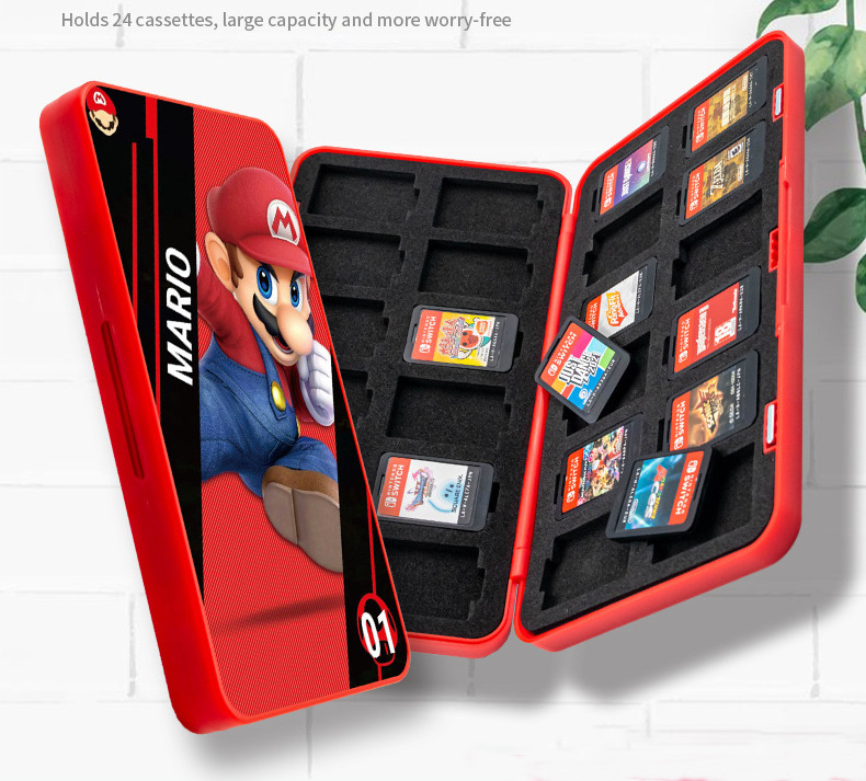 Honcam Game Card case storage box/Holder/Protector For Nintendo Switch 24 in 1 Card Case