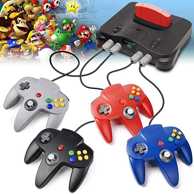 Honcam N64 Games Joystick Controller Classic Plug Port for Nintendo 64