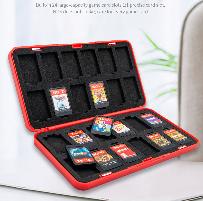 Honcam Game Card case storage box/Holder/Protector For Nintendo Switch 24 in 1 Card Case