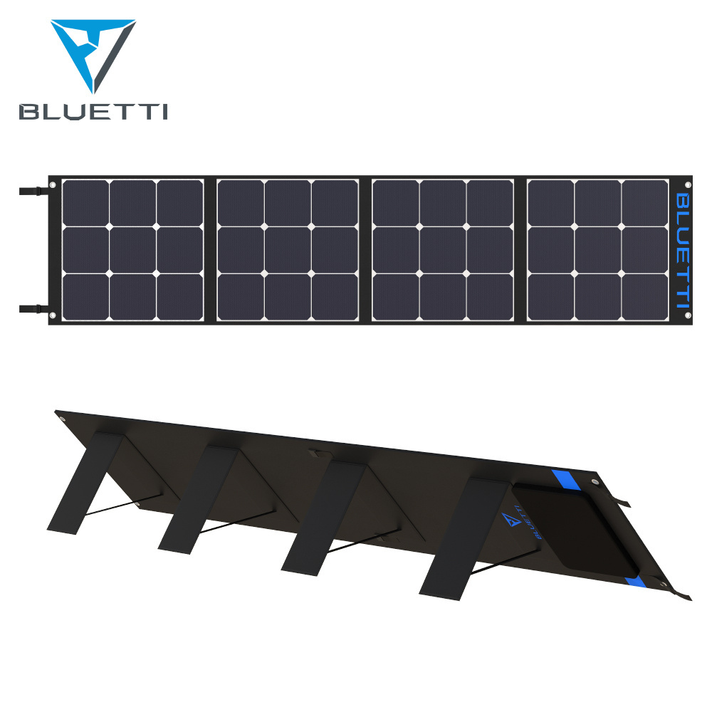 120W 200W Monocrystalline Camping Power Station Solar Charger Flexible Folding Solar Panel Portable