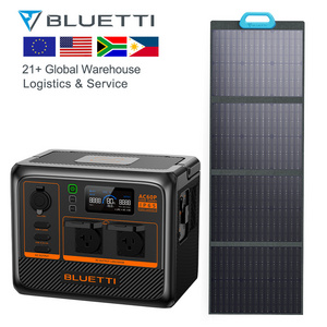 Bluetti AC60P Solar Panels 600w Solar Portable Power Station 110v 220v 600w For Home Outdoors With Solar