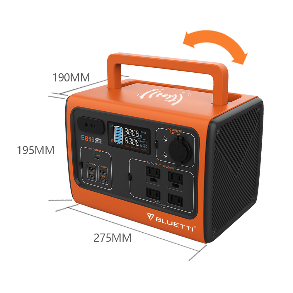 Portable Energy Storage System Battery Power Source Supply Battery Solar Power Pack For Outdoor Camping Emergency Power Supply