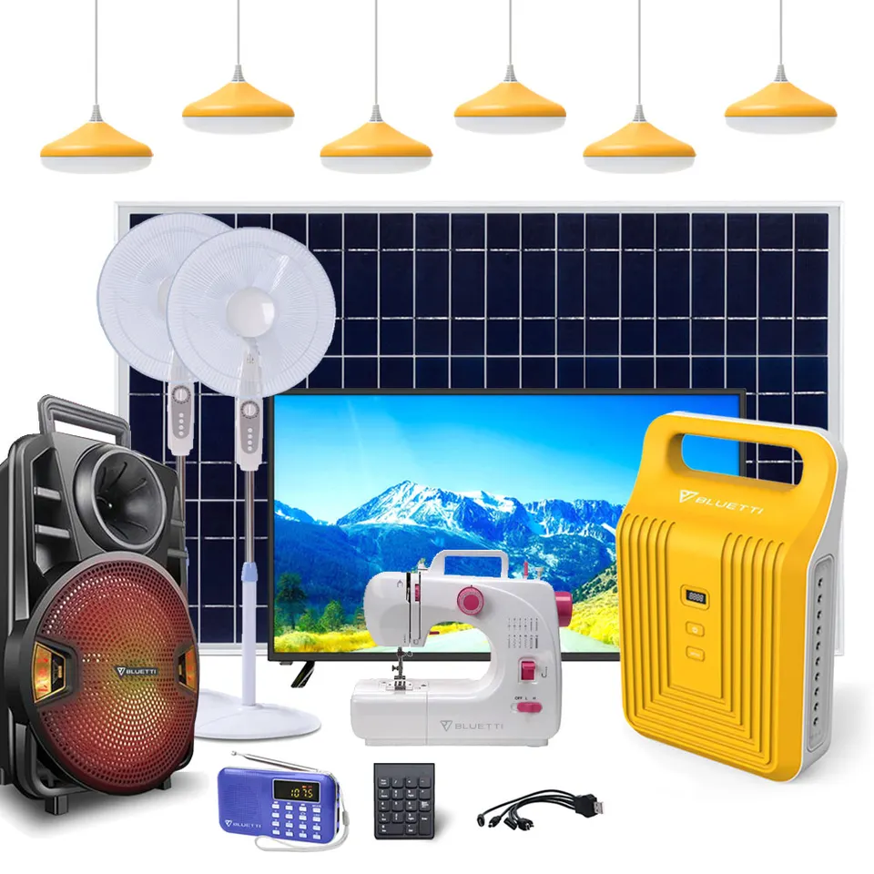 Bluetti 12V solar kit small paygo solar home lighting system Solar Home System Verasol Certified