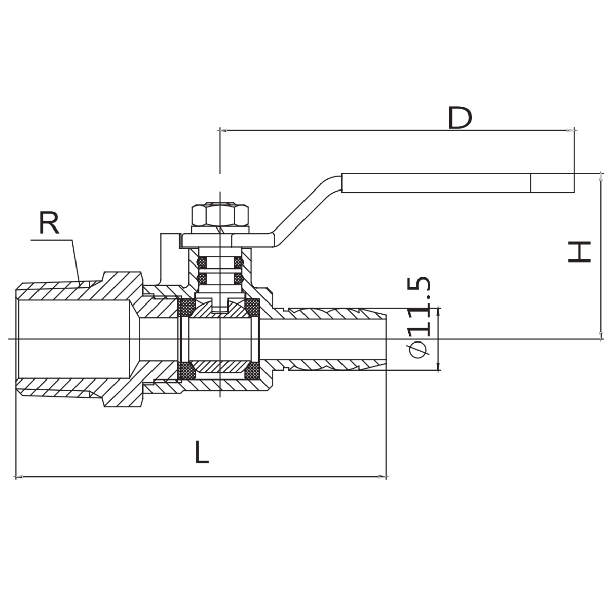 Brass Ball Valve 3/8 1/2 DN10 DN15 NPT Female Thread Water Brass Hose Connector Ball Valve