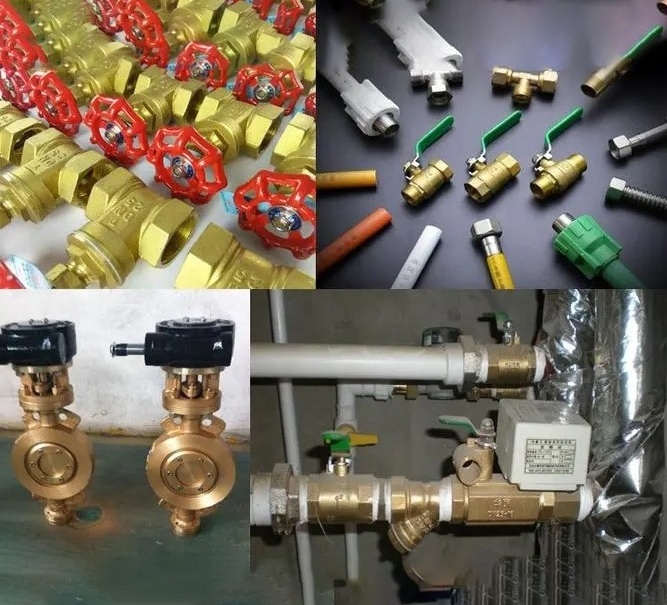 High Quality Flow Control Manual Thermostatic Female thread 1/2 inch-2 inch Brass On-Off Control Balancing Valve