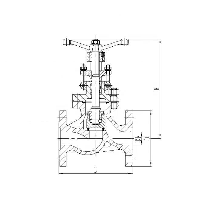 High Quality High Pressure PN16~PN160 Carbon Steel WCB Flanged Globe Valve