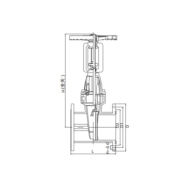 Factory Wholesale Price Automatic Sprinkler System Gate Valve Flanged Fire Gate Valve