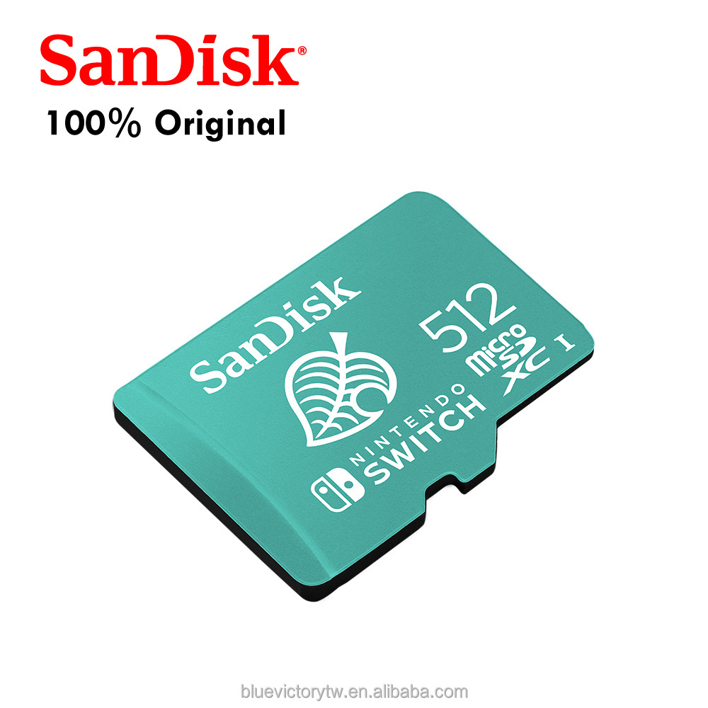 SanDisk memory card 512GB Micro SD card for Nintendo Switch, SDSQXAO-512G-GN3ZN