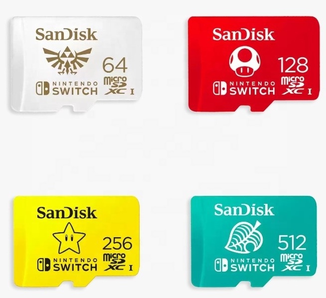 SanDisk memory card 512GB Micro SD card for Nintendo Switch, SDSQXAO-512G-GN3ZN