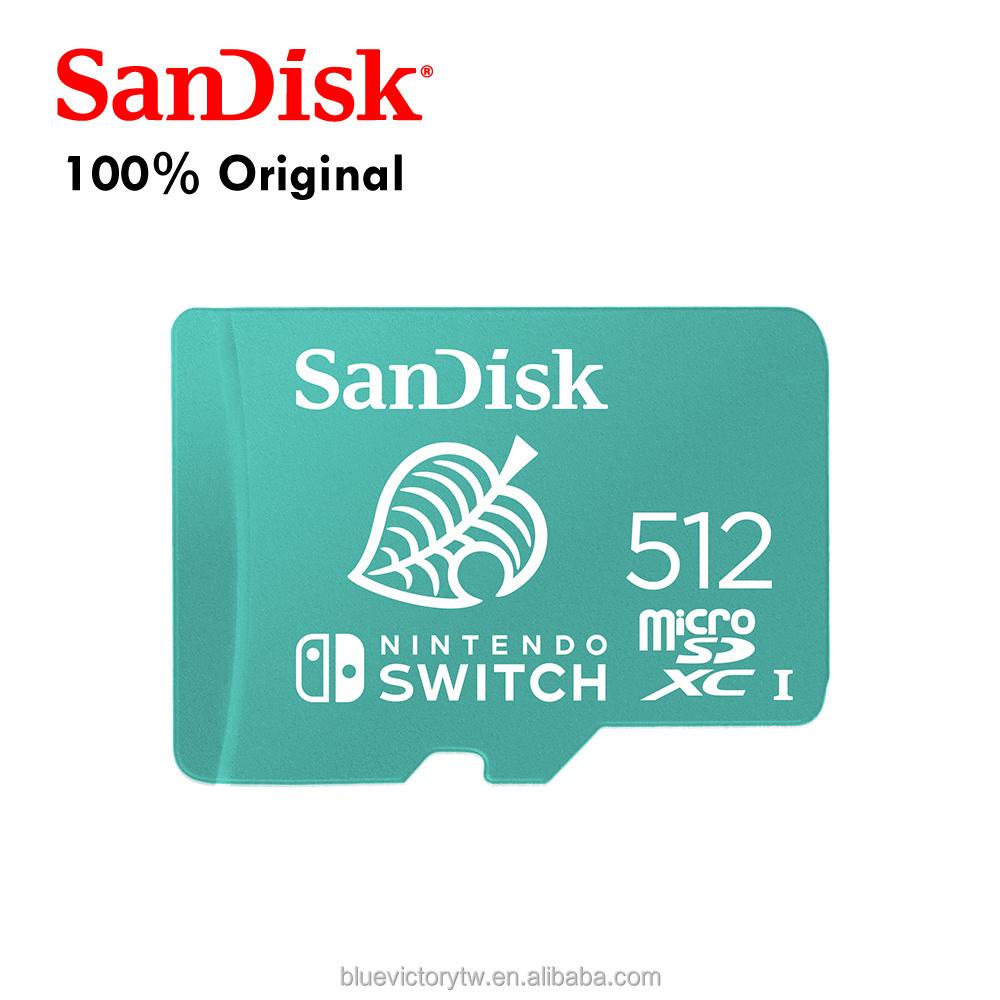 SanDisk memory card 512GB Micro SD card for Nintendo Switch, SDSQXAO-512G-GN3ZN