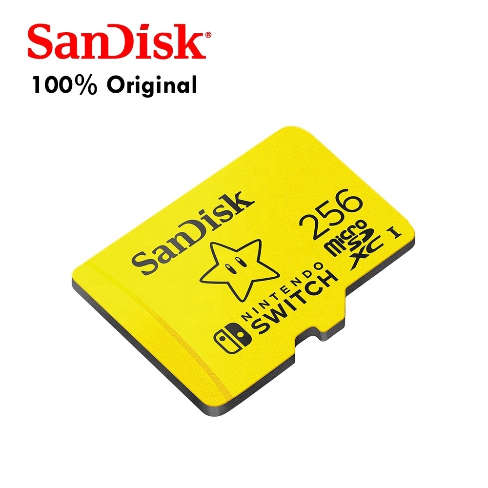 SanDisk memory card 256GB Micro SD card for Nintendo Switch, SDSQXAO-256G-GN3ZN