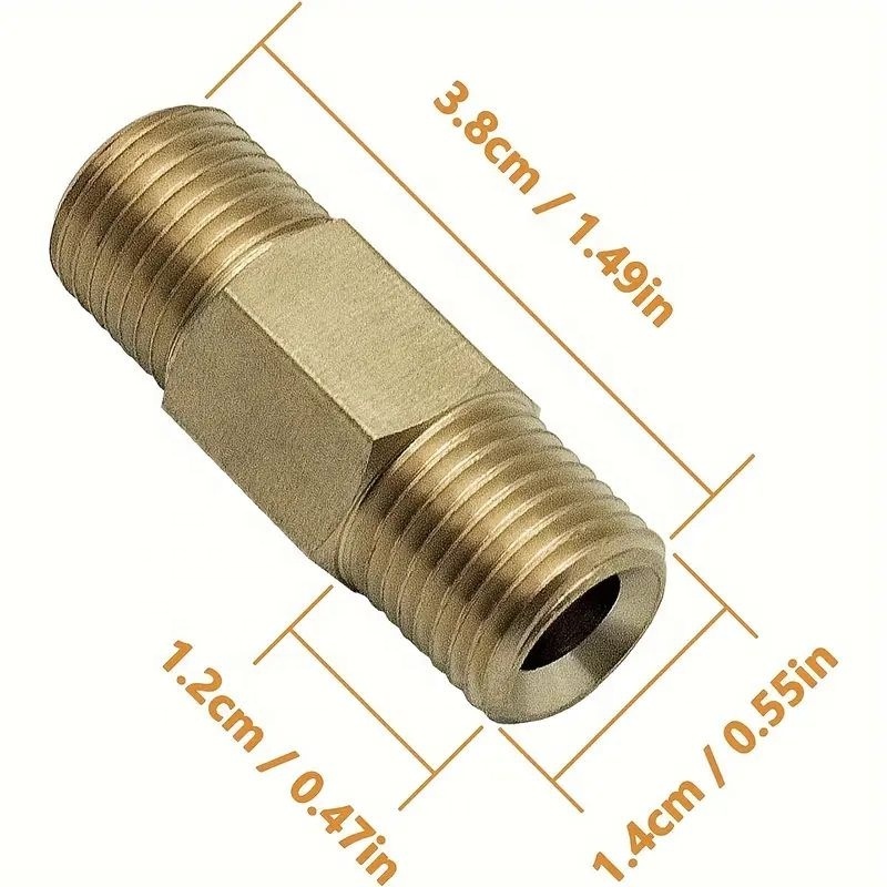 Pressure Washer Male Thread Adapter  1/4