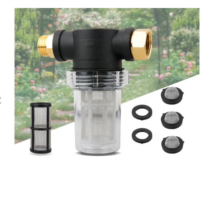 Garden Hose Filter Attachment For Pressure Washers Pump