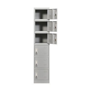 6 Tier Storage Lockers Shelving Storage Six Tier Cube Steel Clothes Lockers