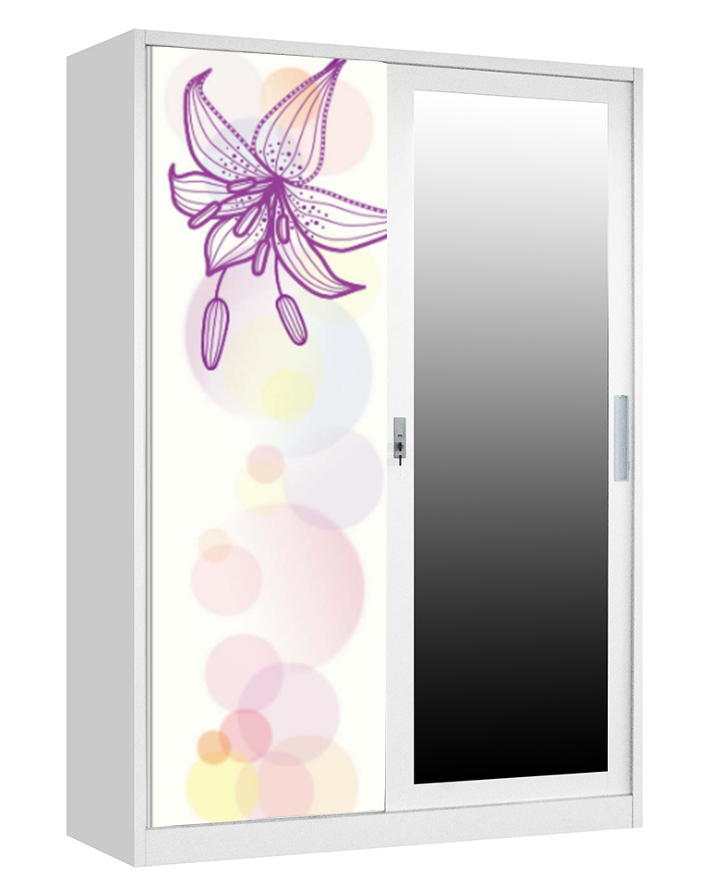 New Design Bedroom Furniture Closet Sliding Door Wardrobe With Dresser