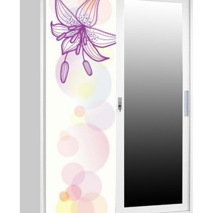 New Design Bedroom Furniture Closet Sliding Door Wardrobe With Dresser