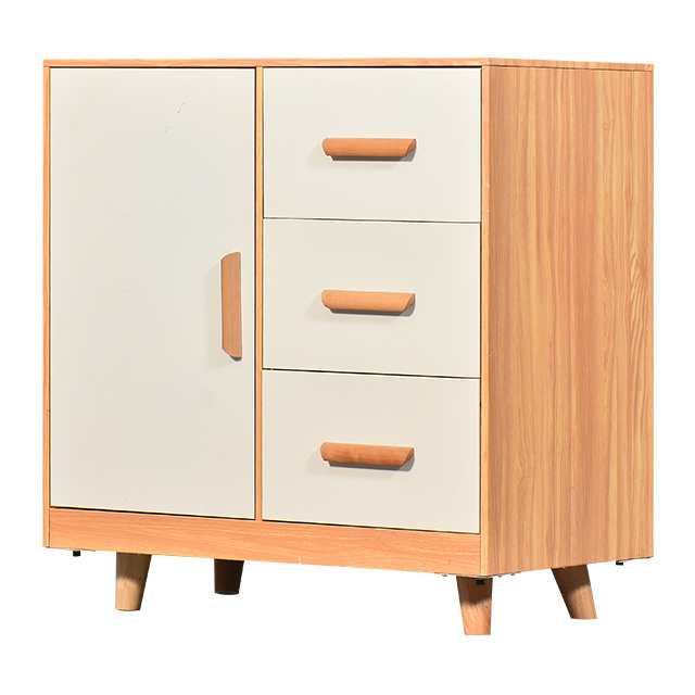 Luoyang blue whale good quality mini wardrobe closet short wardrobe cabinet slim wardrobe with shelf and drawer