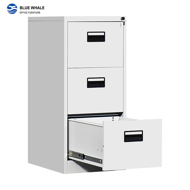 Good Price Steel Filing Cabinet 3 Drawer Office File Cabinet With Lock Draw