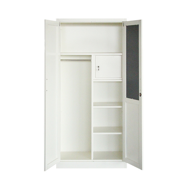 Stahl garderobe kleiderschrank szafa almirah design 3 door clothing wardrobe cabinet for clothes wardrobe lemari pakaian besi