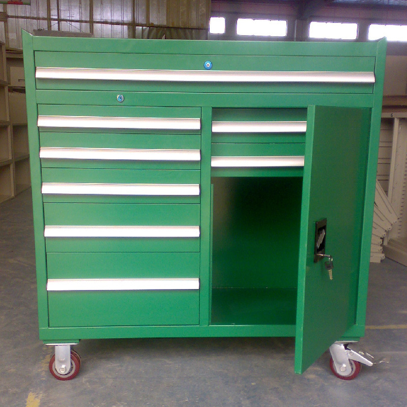 Storage cabinet Us General Tool Box Parts Metal Tool Cabinet / Roller Tool Chest With Hutch Made In China