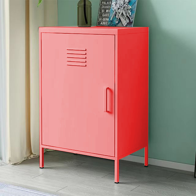 Fashion Home Furniture Design Colorful Steel mini gym locker Metal Small Storage Cabinet With Feet