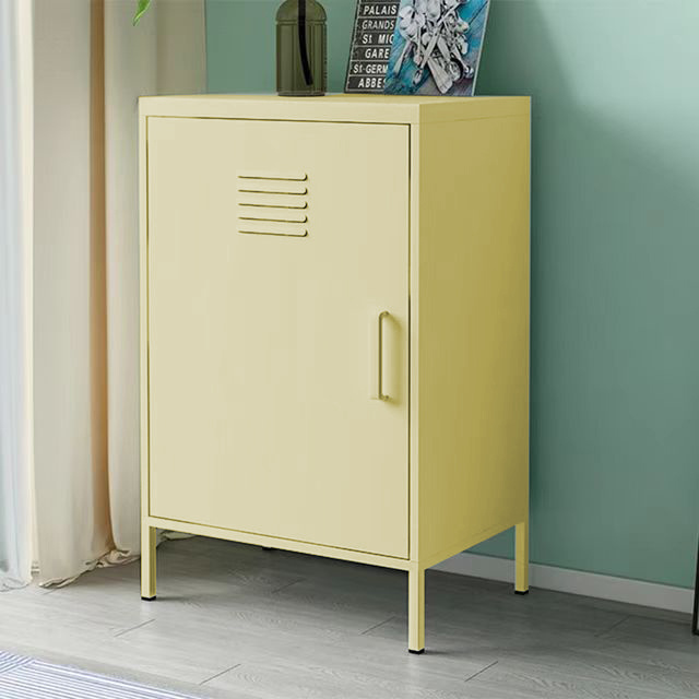 Fashion Home Furniture Design Colorful Steel mini gym locker Metal Small Storage Cabinet With Feet