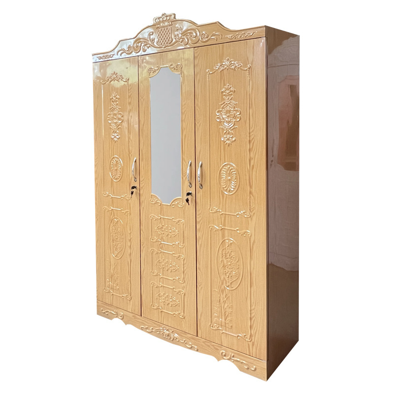 Storage Wardrobe Closet With Double Doors Closet 3 Door Almirah Wardrobe closet