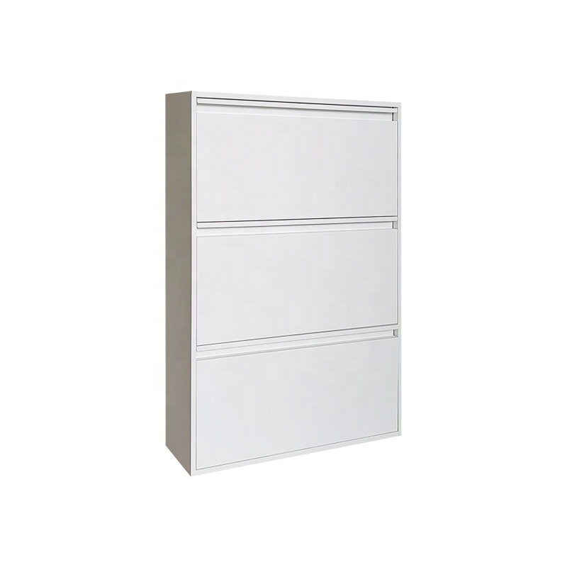 shoe tall storage cabinet home use steel furniture