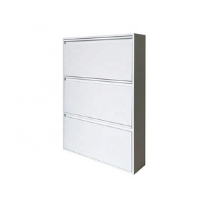 shoe tall storage cabinet home use steel furniture