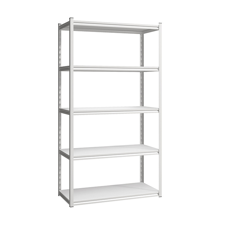 Easy Assemble Light Duty Steel Shelving Rack Shelves 5 layer storage Shelving Warehouse white Storage Rack