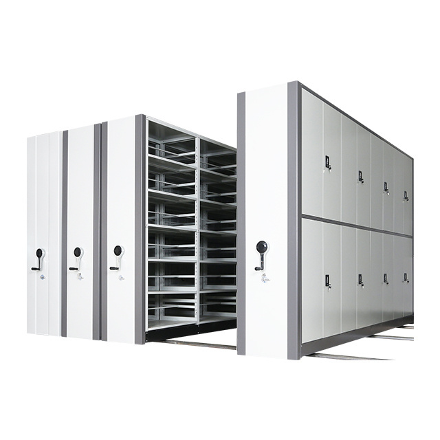 Industrial Compactor Storage File Cabinet Mobile Shelves Metal Locking Shelving System