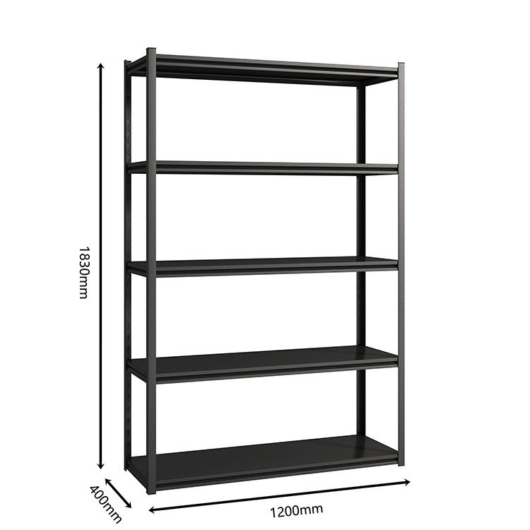 Easy Assemble Light Duty Steel Shelving Rack Shelves 5 layer storage Shelving Warehouse white Storage Rack