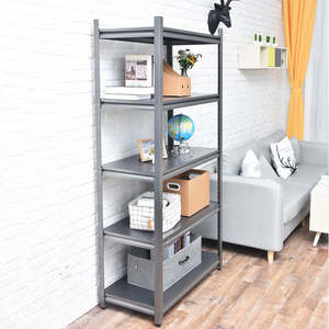 Easy Assemble Light Duty Steel Shelving Rack Shelves 5 layer storage Shelving Warehouse white Storage Rack