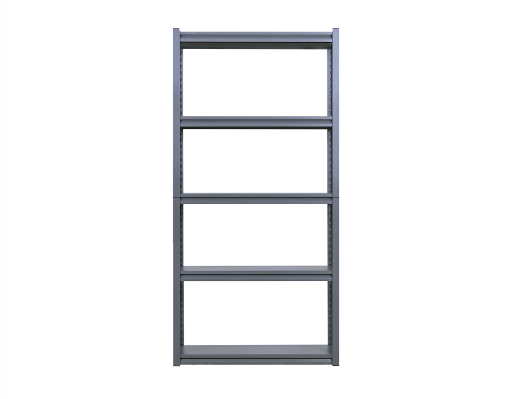 5 Layer Shelving Angle Rack Metal Angle Steel Post Light Duty Muscle Rivet Boltless Shelf manufacture