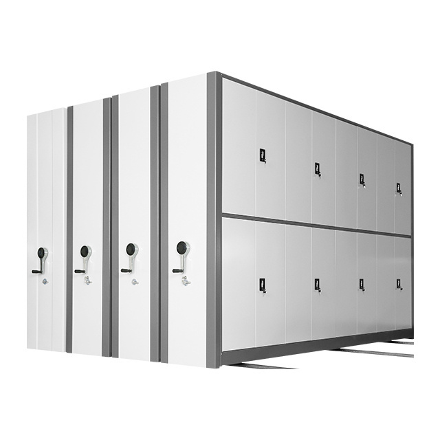 Industrial Compactor Storage File Cabinet Mobile Shelves Metal Locking Shelving System