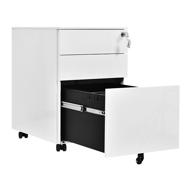 Office furniture Equipment for A4 File steel metal Cabinet moving storage 3 drawers cabinet filing cabinet Mobile Pedestal