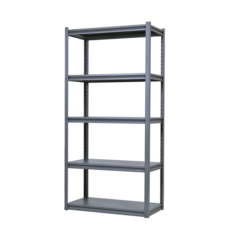 5 Layer Shelving Angle Rack Metal Angle Steel Post Light Duty Muscle Rivet Boltless Shelf manufacture