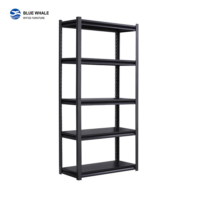 Heavy duty 5 tier storage shelving unit adjustable metal shelf muscle rack