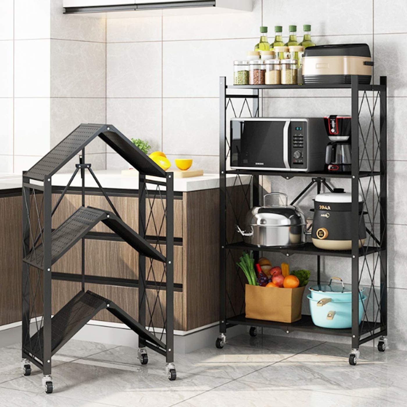 Stahl Regal Folding Metal Shelves Folding Shelf Storage Metal Rack Steel Shelving Metal Home Storage Shelf estante de casa